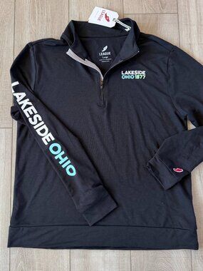 LEAGUE Lakeside Ohio 1877 Quarter Zip Pullover